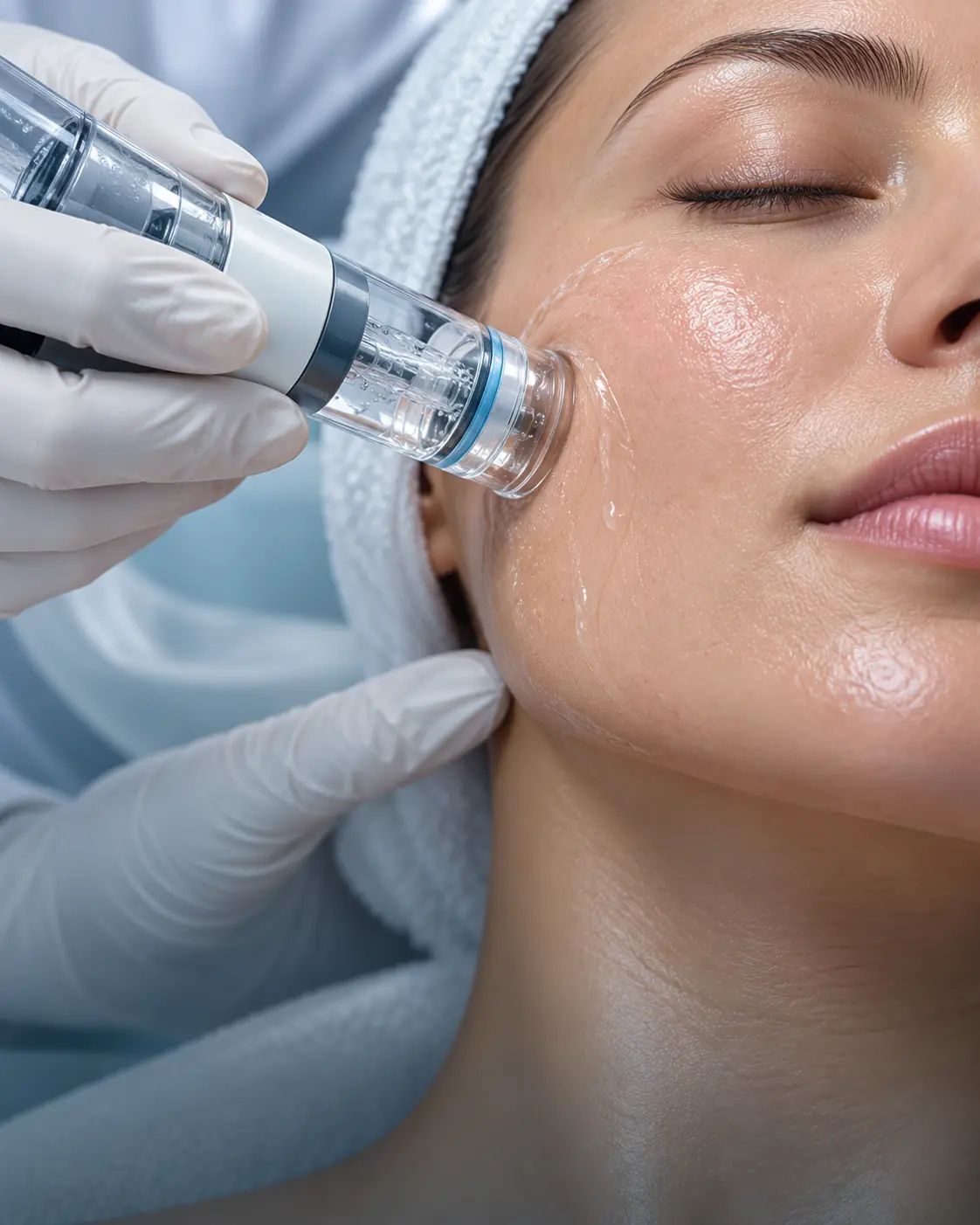 Aquafacial hydration and cleansing treatment