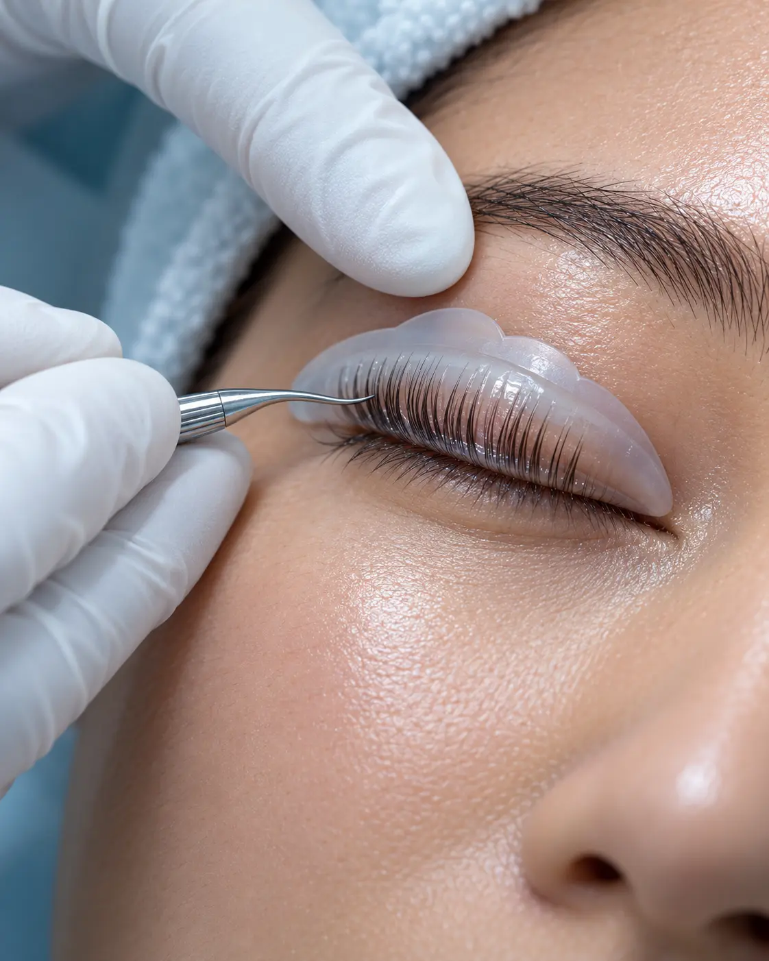 Korean lash lift treatment